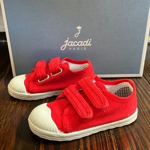 *Like New* Jacadi red sneakers size 20